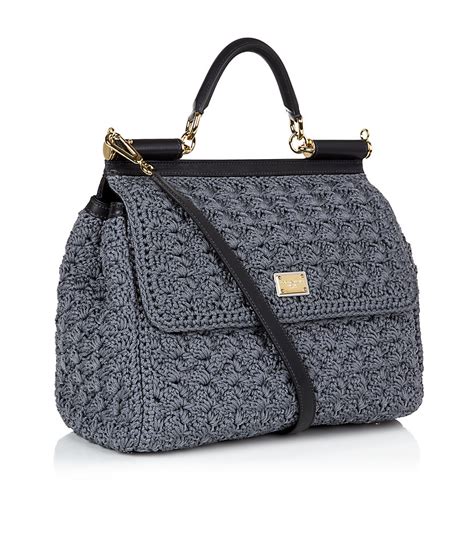 crochet bag dolce gabbana|dolce and gabbana sling bag.